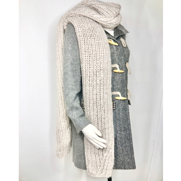 Rare‼️J. Crew Rare Oversized 100% Wool Warm Scarf - Picture 11 of 11